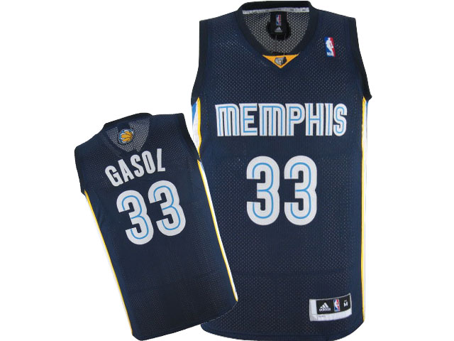 Fashionable and NBA Memphis Grizzlies Marc Gasol Swingman Road Adidas Jerseys